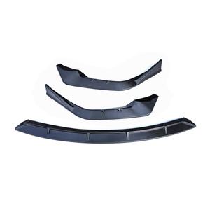 Welta Wholesale ABS Car Front Bumper Body Kit Spoiler Guard Protector Lip for City 2020-2022 Black Polished Facelift Original - Product Image 4
