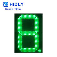 Panneau numérique LED jaune de 16 pouces, panneau LED de prix