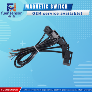 เซ็นเซอร์วัดระยะแม่เหล็ก Fuensensor พร้อมขั้วต่อแบบสกรู ตัวเรือน ABS ไม่มีไฟแสดงสถานะ สำหรับการตรวจจับตำแหน่ง - Product Image 1