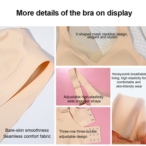 OEM/ODM 2 <span class=keywords><strong>en</strong></span> 1 : <span class=keywords><strong>Soutien</strong></span>-<span class=keywords><strong>gorge</strong></span> à poches avec prothèses mammaires <span class=keywords><strong>en</strong></span> <span class=keywords><strong>silicone</strong></span> et plastron mammaire <span class=keywords><strong>en</strong></span> <span class=keywords><strong>silicone</strong></span> pour femmes à poitrine petite - Product Image 5