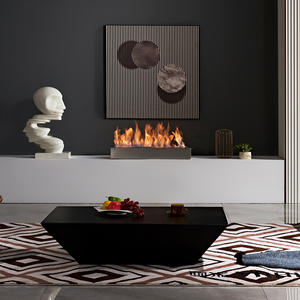 Couvercle de poêle à <span class=keywords><strong>alcool</strong></span> manuel moderne en acier inoxydable brossé argent <span class=keywords><strong>pour</strong></span> brûleur à éthanol biologique <span class=keywords><strong>pour</strong></span> <span class=keywords><strong>cheminée</strong></span> de salon - Product Image 4