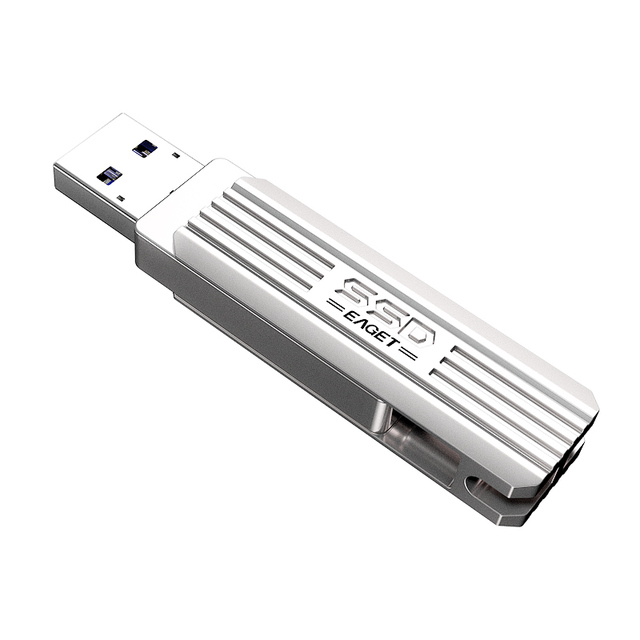 EAGET SU22 Type-C&USB 3.2 Gen2 128GB-1TB Metal Solid State USB Flash Drive for PC/Phone Memory Stick