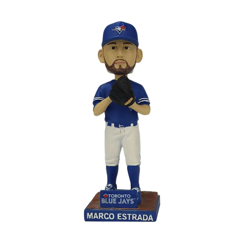 2023 New Resin baseball player statue Marco Estrada bobblehead baseball player figurine Home and Car furniture