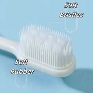 Brosse à <span class=keywords><strong>dents</strong></span> manuelle pour adultes à poils ultra doux Nano, gratte-langue, brosse de nettoyage en profondeur des <span class=keywords><strong>dents</strong></span>, usage domestique, polymère, vente en gros d'usine - Product Image 2