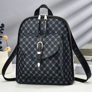 Light Green Women's <b>Backpack</b> Square Geometric Pattern Buckle Closure <b>Lightweight</b> Medium Capacity All Seasons Daily Use - Product Image 6