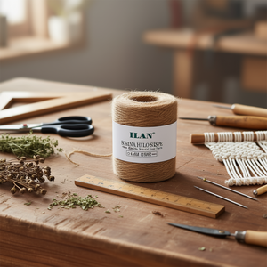 Cuerda de Sisal Iln de 4 mm y 250 g, Hilo de Yute Natural para Manualidades y Proyectos de Bricolaje - Product Image 2