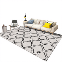 Tapis géométrique moderne, accessoire à la mode, design populaire