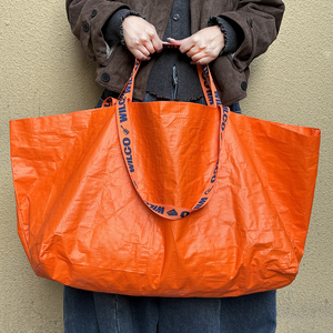 Promotional Customized Large Capacity Waterproof PP <strong>Bags</strong> Laminated Big PP Woven Tote Grocery <strong>Bag</strong> For <strong>Storage</strong> Travel Organizing - Product Image 1