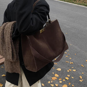 Retro suede women's <b>bag</b> 2026 new <b>large</b> capacity handbag armpit shoulder <b>crossbody</b> <b>bag</b> - Product Image 5