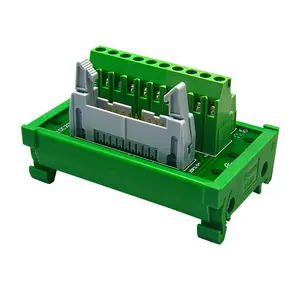 PLC Relay Terminal Block 20P 24P 26P IDC Horn Transfer Terminal Row Adapter Plate Horn Seat Transfer Terminal Block