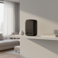 Diffuseur d'huiles essentielles intelligent moderne, contrôlé par application Bluetooth, en plastique, alimenté par batterie, machine d'aromathérapie