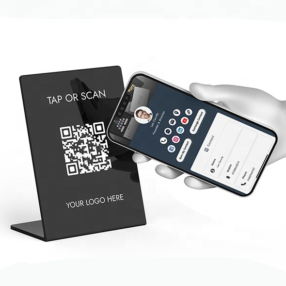 CUSTOM NTAG213/215/216 RFID NFC Hotel Membership Card Review Stand