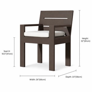 Fauteuil de jardin en aluminium pour extérieur, résistant aux intempéries, avec revêtement en poudre, pour hôtels et complexes hôteliers modernes - Product Image 2