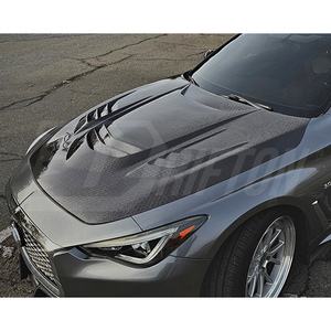 ฝากระโปรงคาร์บอนไฟเบอร์ลายรังผึ้งสไตล์ VA สำหรับ Infiniti Q60 ปี 2016-2022 - Product Image 3