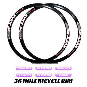 26/27.5/29 pouces MTX VTT Double alliage d'aluminium haute résistance 36H jantes pour vélo électrique - Product Image 1