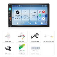 Autoradio Android Podofo 7''/9''/10'' Double Din 4+128G/4+64G USB Carplay/Android Auto sans fil GPS WiFi Fabricant OEM/ODM