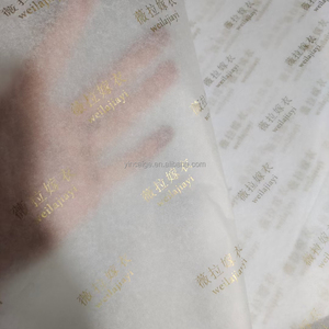 Wholesale 17gsm Tissue <strong>Paper</strong> for Clothing Packing Custom Logo Printed Shoes Wrapping <strong>Paper</strong> Coated Starch Minimum Order 100pcs - Product Image 3