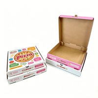 SP4738 Vente en gros de boîtes à pizza jetables écologiques en carton ondulé B/E de 6 à 20 pouces, qualité alimentaire, pour la restauration