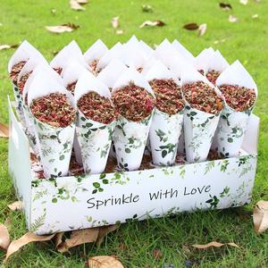 Custom Kraft Paper <b>Wedding</b> Tray Wholesale Dry Flower <b>Confetti</b> Cone Stand Box <b>Wedding</b> Paper Cones White <b>Wedding</b> <b>Confetti</b> - Product Image 6