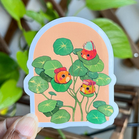 Autocollants promotionnels personnalisés imperméables en PVC découpés à la forme, motifs de dessins animés mignons