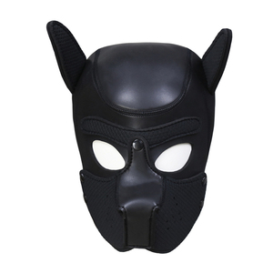 Masque de chien très tendance, jouets sexuels BDSM, masque en <span class=keywords><strong>latex</strong></span> BDSM - Product Image 1
