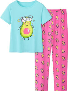 Conjuntos de ropa de primavera para niñas, venta al por mayor, pijamas estampados, dos juegos de pijamas casuales para niñas, gran oferta, ropa de bebé OEM ODM - Product Image 5