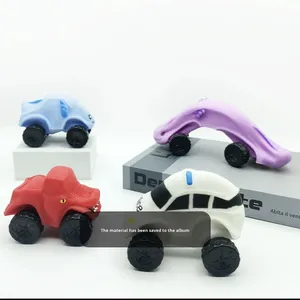 Lala Fun Nouveau modèle Jouet éducatif Voiture Scooter Unique à quatre roues remplies de sable Transformation transfrontalière en plastique - Product Image 5