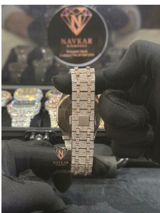 Reloj de Lujo de Plata de Ley 925 con Diamantes Moissanite VVS de la Mejor Calidad para Hombre, Joyería Iced Out, Resistente al Agua, Disponible para la Venta - Product Image 4
