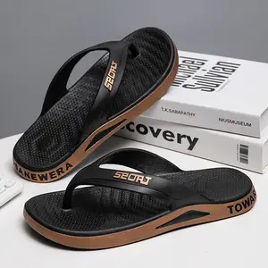 New Anti Slip Outdoor Leisure Beach Fashion Flip Flops For Men Comfortable Slippers With Arch Support Platform Flip-Flops