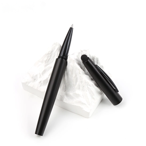 High Grade Black Metal Ballpoint <b>Pen</b> for Business Signature Customizable with Logo for Advertising & Gifts - Product Image 4