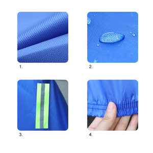 Funda para Auto Azul de una Sola Capa, Estilo Deportivo, para Todo Clima, Tela Oxford Impermeable y con Protección UV - Product Image 5