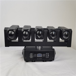 5x40w Rgbw 4 en 1 +6x20w Barre LED mobile à faisceau ou tête mobile DMX512 Contrôle musical pour DJ Disco Scène Mariage Concert Bar - Product Image 4