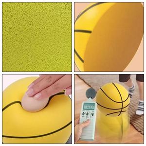 Balón de Baloncesto de Espuma PU Silencioso, Personalizado para Niños, Juguete Promocional, Balón de Baloncesto Suave y Silencioso para Interiores - Product Image 4