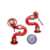 Canon à mousse à eau de feu à rotation automatique Moniteur d'incendie au sol pour la lutte contre l'incendie