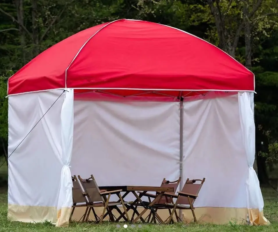 אוהל חופה עמיד למים בהתאמה אישית זול בסין עם לוגו קל לנשיאה מסגרת מתכת אוהל תערוכת עבודה גימור אוהל קמפינג