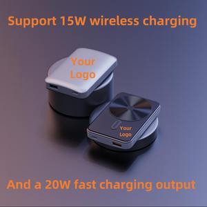 Mini banco de energía portátil de 5000mAh, 15W, carga inalámbrica rápida, tipo C 2A, polímero de litio magnético para <span class=keywords><strong>iPhone</strong></span> 16 Pro, tamaño pequeño para - Product Image 4