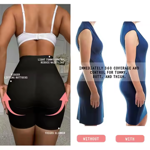 Vente en gros de culotte moulante contrôle du ventre pour femme taille haute rehausseur de hanche culotte de contrôle rembourrée - Product Image 5