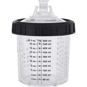 Xe Sơn Lọc Có Nắp Đậy Và Bộ Điều Hợp Dùng Một Lần Phun Sơn Súng Ô Tô Sơn Trộn Ly Và Lót Thiết Lập - Product Image 3