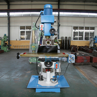 Machine de perçage et de fraisage universelle robuste ZX7550CW, multi-usages pour le travail des métaux, pour perçage, fraisage, alésage, rectification et taraudage