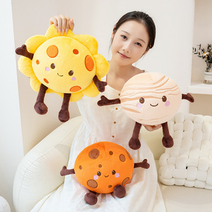 Muñeco de Peluche Creativo de Simulación Transfronteriza: Lindos Planetas (Tierra, Saturno, Marte) y Luna, Colgante de Muñeco - Product Image 3