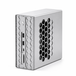 Ai Max+ 395 มินิพีซี 128GB LPDDR5X Radeon 8060s 10GbE 2.5G LAN 4 M.2 NVMe USB4 WiFi 7 8K เวิร์กสเตชัน Aos-saimp3951281tst Powered - Product Image 1