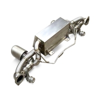 Silenciador Catback Valvetronic de Acero Inoxidable T304 para Porsche 718 GT4, Escape GTS 4.0L 2019-2023, Mejora de Rendimiento para Autos de Carreras