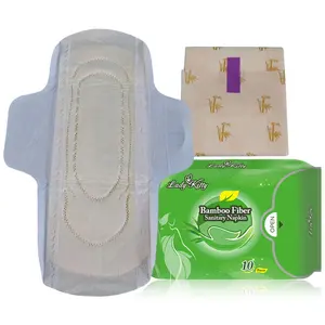 Non-toxic Bamboo Sanitary Pads With Super Absorbent Material 