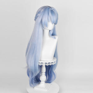 วิกผมคอสเพลย์โรบินจาก Starry Sky Railway ผมยาวหยิกไล่เฉดสี ปัดข้าง มีหน้าม้า ทำจากเส้นใยทนความร้อนสูง สำหรับผู้หญิง - Product Image 5