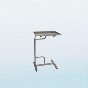 Support de bassin chirurgical en acier inoxydable 700x450x900mm avec roulettes, chariot d'hôpital amovible - Product Image 4