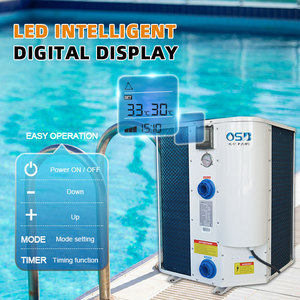 Calentador de <span class=keywords><strong>Agua</strong></span> Solar Híbrido sin Tanque para Piscina, Bomba de Calor Eléctrica para Exteriores con Control Remoto, <span class=keywords><strong>Agua</strong></span> Caliente Fácil de Obtener para Piscinas - Product Image 5