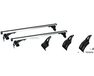 Aluminum Roof Rack Silver OEM Aluminum Bar+iron Foot 120CM Suitable for Three Kinds of Universal Car CT-5502 CN;ZHE