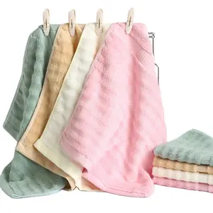 Маленькие белые полотенца для рук набор мягких высококачественных бамбуковых полотенец для лица с индивидуальным логотипом бамбука