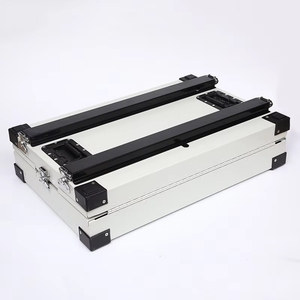 Cage pour chien en aluminium antirouille, chenil extérieur permanent, ventilé, robuste, empilable, avec <span class=keywords><strong>porte</strong></span> latérale - Product Image 4