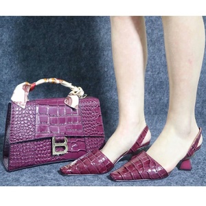 Set di Scarpe e Borse Abbinate <span class=keywords><strong>Color</strong></span> <span class=keywords><strong>Oro</strong></span> a Prezzo di Fabbrica, <span class=keywords><strong>Sandali</strong></span> e Borse Africane per Matrimoni e Feste - Product Image 6